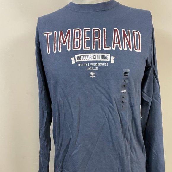 Timberland Men's LONG SLEEVE TURQUOISE T-Shirt 6208J-432 SIZE : L - Picture 1 of 6
